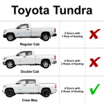 Rear Tailgate Window Sunshade for 2007-2021 Toyota Tundra - 4Dr Crew Max Cab ONLY