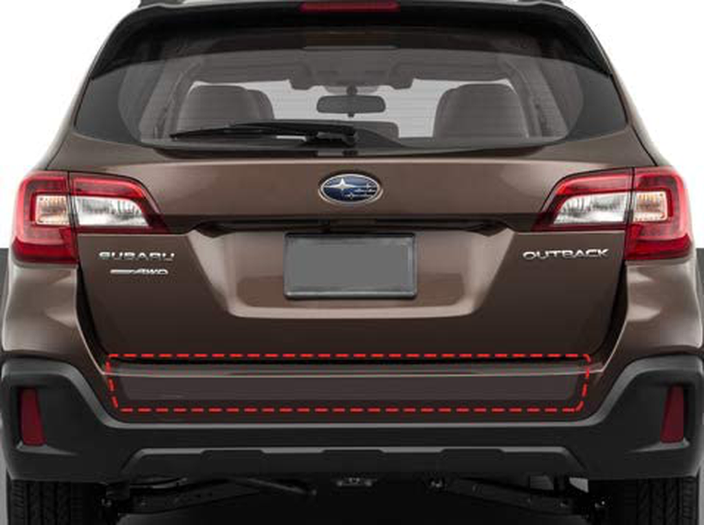 2020 subaru outback rear bumper protector discount