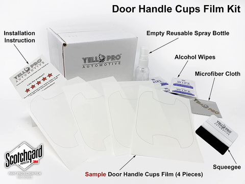 MotoShield Pro Door Cup Protector | PPF 6-Pack