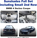 Full Set of Sunshades (w/2nd Row) for 2021-2022 BMW 4-Series Coupe