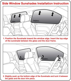 Front Side Sunshades for 2021-2022 Buick Envision SUV (Set of 2)