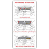 Front Windshield Sunshade for 2023-2024 Honda CR-V, CRV SUV, Hybrid