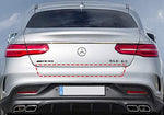 Trunk Bumper Edge Paint Protection PPF Kit for 2016-2020 Mercedes-Benz GLE-Class Coupe (Does Not Fit SUV)