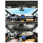 Side Window Front Seat Sunshades (Set of 2) for 2022-2024 Hyundai Santa Cruz Pickup