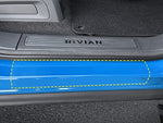 Front and 2nd Row Door Sill Protector PPF Clear Bra Kit 3M Scotchgard Paint Protector Film for 2022-2025 Rivian R1T Pickup Truck (4pcs)