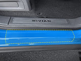 Front and 2nd Row Door Sill Protector PPF Clear Bra Kit 3M Scotchgard Paint Protector Film for 2022-2025 Rivian R1T Pickup Truck (4pcs)