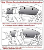 Side Window Front Seat Sunshade (Set of 2) for 2023-2024 Hyundai Ioniq 6 Sedan