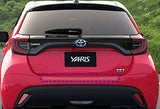 Trunk Bumper Edge Paint Protection PPF Kit for 2017-2019 Toyota Yaris iA Sedan