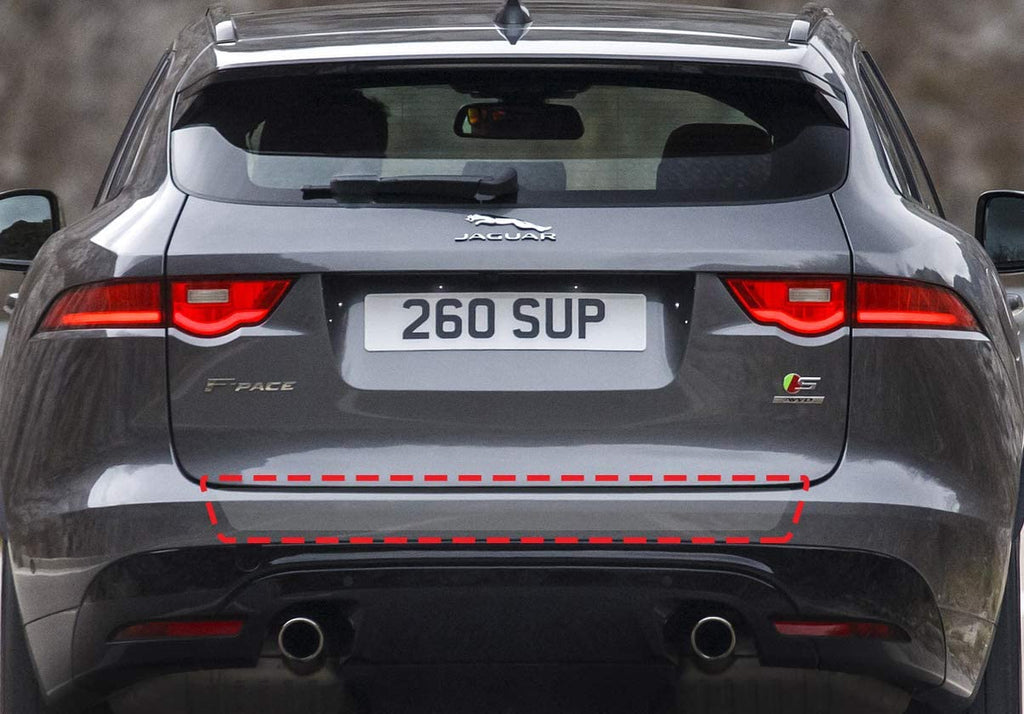 Jaguar f pace shop rear bumper protector