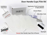Door Handle Cup PPF Kit for 2019-2025 GMC Sierra 1500 2500 3500 Pickup Truck
