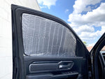 Side Window Front Row Sunshades for 2019-2025 Dodge RAM 1500 Quad Cab 4 Door (Set of 2)