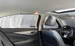 Side Window Front Row Sunshades for 2014-2023 Infiniti Q50 Sedan (Set of 2)