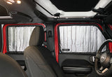 Side Window Rear Seat 2nd Row Sunshades for 2018-2025 Jeep Wrangler 4 Door (Set of 2)