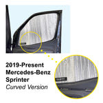 Custom-fit Sunshades for Mercedes-Benz Sprinter Passenger Van (View for options)