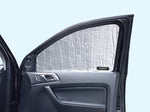 Side Window Front Row Sunshades for 2019-2023 Ford Ranger Pickup Truck 4Dr 4Door Super Crew Cab (Set of 2)