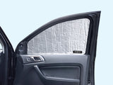 Side Window Front Row Sunshades for 2019-2023 Ford Ranger Pickup Truck 4Dr 4Door Super Crew Cab (Set of 2)