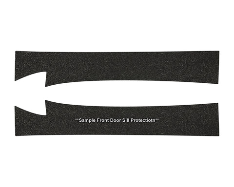 Front Door Sill Protector Kit for 2019-2025 Chevrolet Silverado 1500 & 2020-2025 2500 3500 - 4 Door Crew Cab