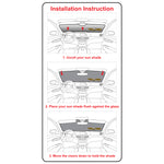 Front Windshield Sunshade for 2019-2025 Toyota RAV4 SUV