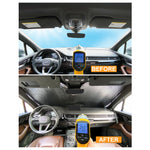 Rear Tailgate Window Sunshade for 2014-2024 RAM ProMaster City Minivan (Set of 2)