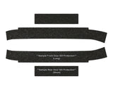 Full Set Door Sill Protector Kit for 2019-2023 Ford Ranger Super Crew Cab Crew Cab (Front & Rear Doors)