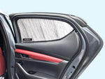 Side Window Rear Seat 2nd Row Sunshades for 2019-2024 Mazda Mazda3 Hatchback (Set of 2)