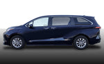 Set of 2nd and 3rd Row Side Sunshades for 2021-2025 Toyota Sienna Minivan