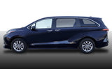 Set of 2nd and 3rd Row Side Sunshades for 2021-2025 Toyota Sienna Minivan