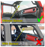 Front Windshield Sunshade for 2020-2025 Jeep Gladiator Pickup - No Sensor
